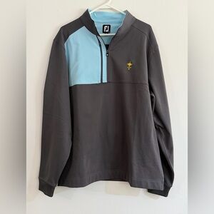 Footjoy Ryders Cup Quarter Zip Fleece Pullover Men’s XL Golf Performance Gray